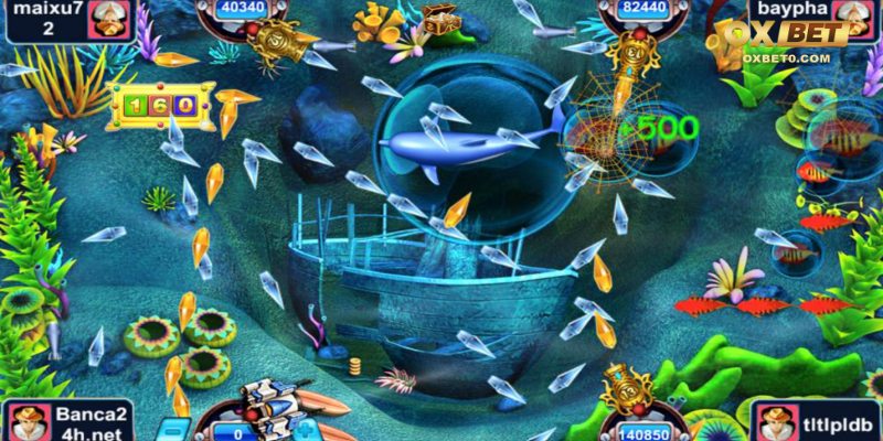 Sảnh game bắn cá Oxbet nhiều tính năng nổi trội
